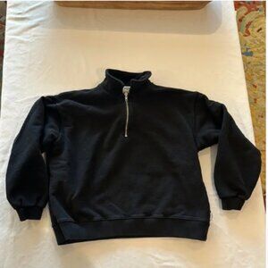 Le Bon Shoppe Black Quarter Zip Pullover